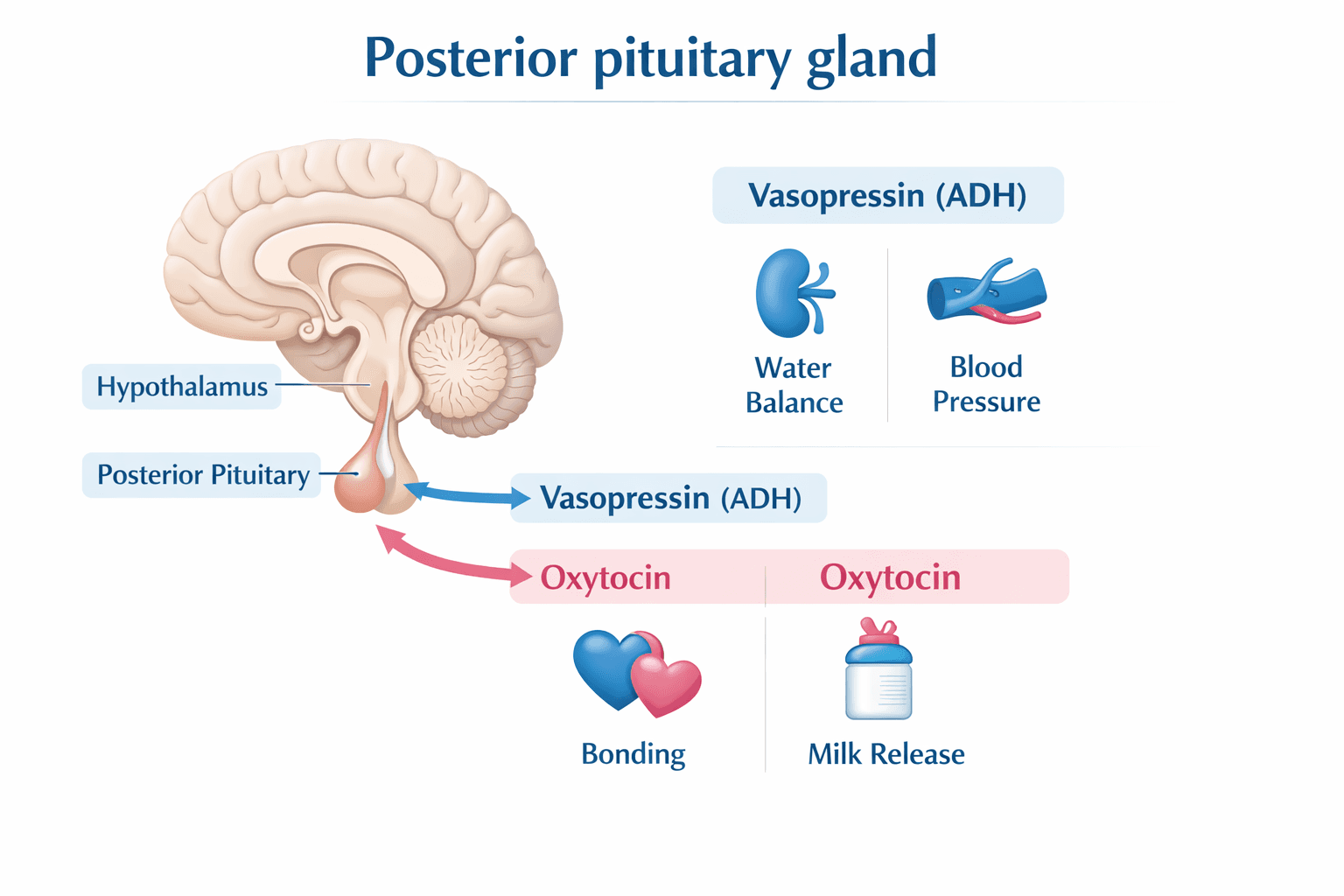 Posterior pituitary gland